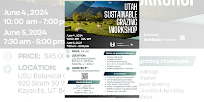 Imagen principal de Utah Sustainable Grazing Institute