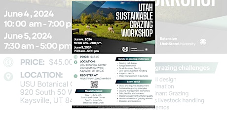 Utah Sustainable Grazing Institute