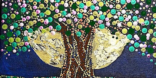 Primaire afbeelding van Tree of Life, dotted painting with Beth Goulet at Moonstone Art Studio