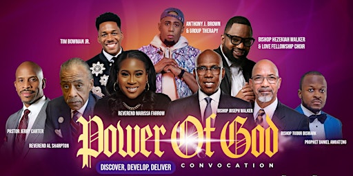 Immagine principale di Power of God Convocation 2024: Discover, Develop, Deliver 