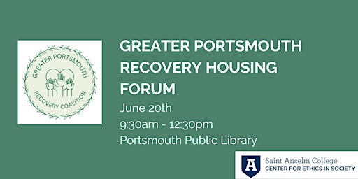 Image principale de Roundtable Forum on Recovery Housing in Greater Portsmouth