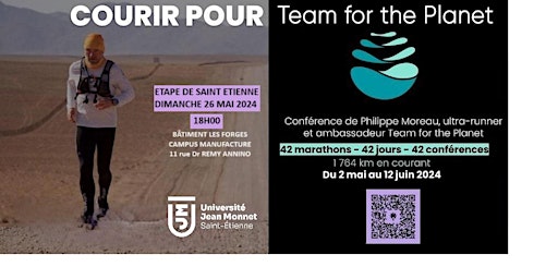 Immagine principale di Courir pour Team For The Planet - Saint Etienne 