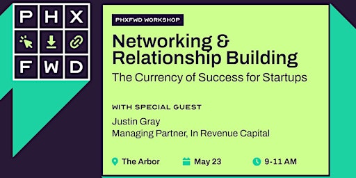 Networking & Relationship Building: The Currency of Success for Startups primary image