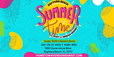 Primaire afbeelding van Daytona Beach Summertime Craft and Vendor Market