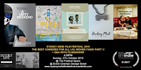 Sydney Indie Film Festival 2019 – Comedies films for all lol movies fans! primary image