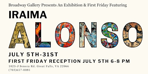 First Friday Featuring Iraima Alonso primary image
