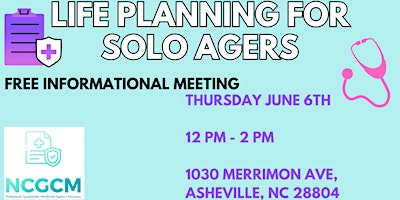 NCGCM: Life Plans for Solo Agers primary image