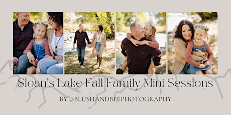 Sloan's Lake Fall Family Mini Portrait Sessions