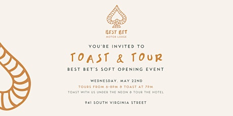 Best Bet Motor Lodge Toast and Tour - Soft Opening Celebration