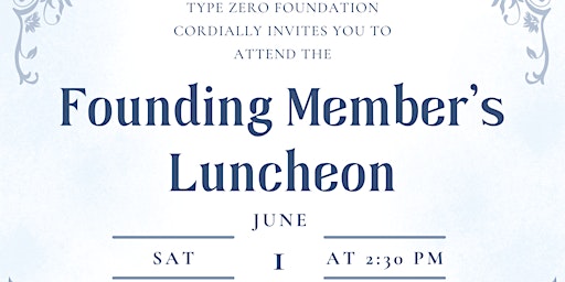 Imagem principal do evento Founding Member's Luncheon