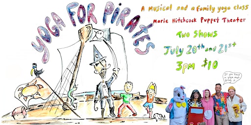 (Sat 6/20) Yoga For Pirates Musical and Family Yoga Class primary image