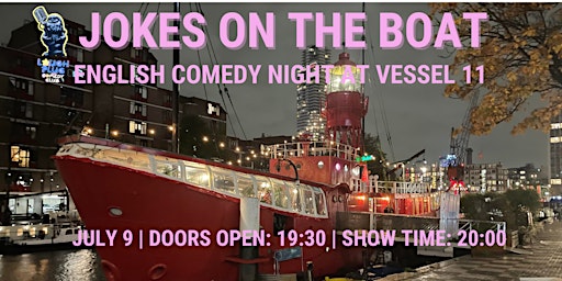 Immagine principale di Jokes on the Boat: Stand-Up Comedy in English 