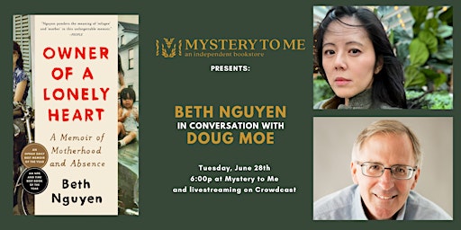 Imagem principal do evento Live @ MTM: Beth Nguyen in Conversation with Doug Moe