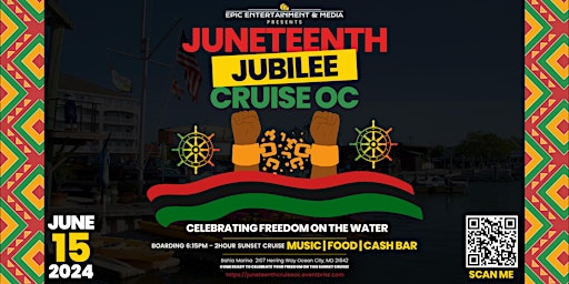 Imagem principal do evento Juneteenth Jubilee  Party Cruise  OC