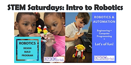 STEM Saturday programs: Intro to Robotics for children age 4-6 primary image