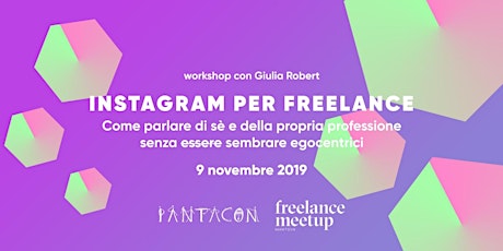 Instagram per freelance  - workshop