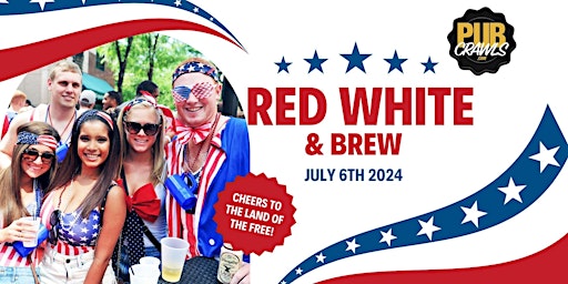 Image principale de Iowa City Red White and Brew Bar Crawl