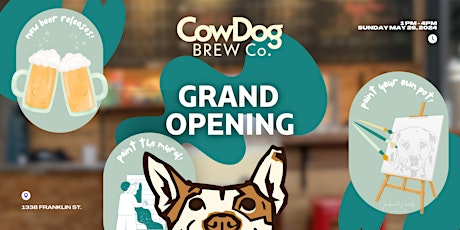CowDog Brewery x Paint Party Vancouver : Grand Opening