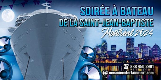 Soirée à Bateau de la Saint-Jean-Baptiste Montréal 2024 primary image
