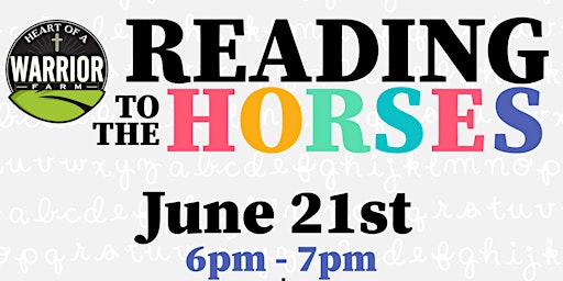 Imagem principal do evento Reading to the Horses