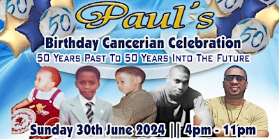 Paul's 50th Birthday Cancerian Celebration primary image