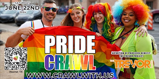 Imagem principal do evento The Official Pride Bar Crawl - Houston - 7th Annual