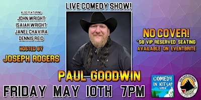 Imagem principal de Live Comedy Show at Dog Days Brewery w/Paul Goodwin!!!