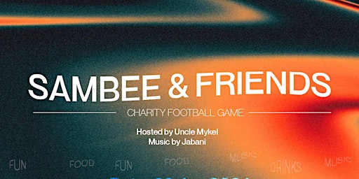 Imagem principal do evento Sambee & Friends Charity Football Match