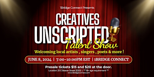 Imagem principal do evento Creatives Unscripted: Talent Show