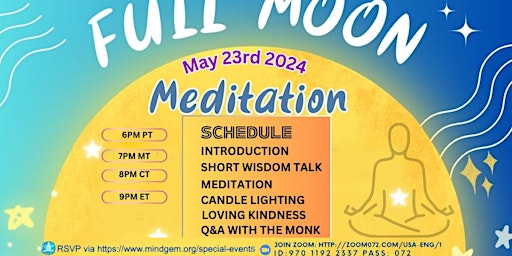 Full Moon Candle Light Meditation primary image