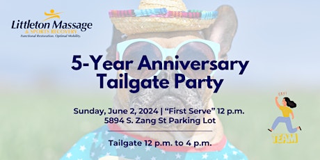 5-Year Anniversary Tailgate Party  primärbild