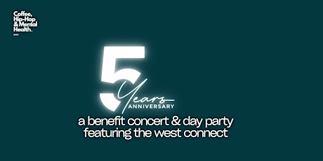 5 Year Anniversary benefit concert and day party