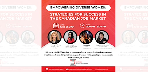 Imagem principal do evento Empowering Diverse Women in the Canadian Job Market