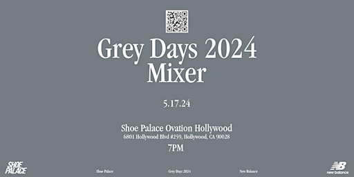 Imagem principal do evento Grey Days 2024 Mixer