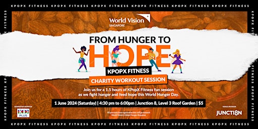 Primaire afbeelding van KPOPX FITNESS CHARITY WORKOUT SESSION WITH WORLD VISION SINGAPORE
