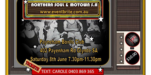 Imagem principal do evento Northern Soul & Motown SA Payneham Bowling Club