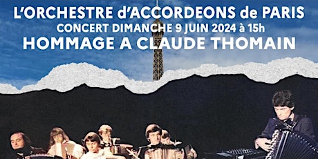 Concert évènement en hommage à Claude Thomain