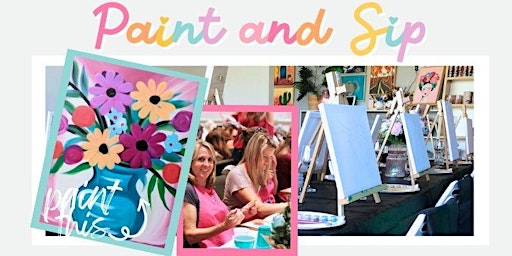 Imagem principal do evento Paint and Sip "Flowers In a Vase"