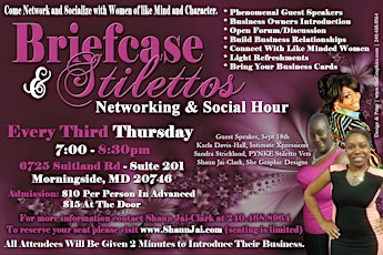 Briefcase & Stilettos Networking & Social Hour primary image