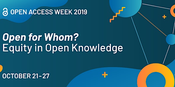 Open Access Week 2019 at Ryerson University Library
