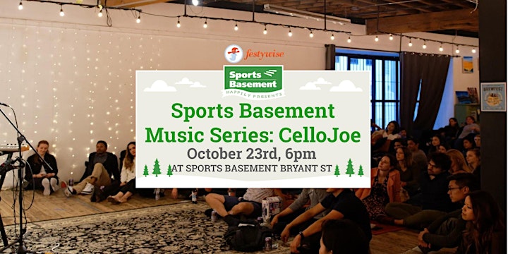 Sports Basement presents Festywise Music Series: CelloJoe image