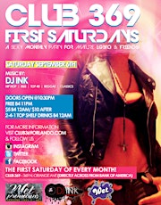 LGBTQ FIRST SATURDAYS CLUB 369 - Sept 6th! primary image