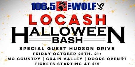 The Wolfs LOCASH Halloween Bash at Mo Country primary image