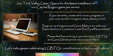 TVGS #include LGBTQ+ Game Jam 2019! primary image