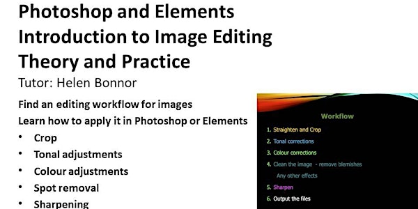 WPS Training: Photoshop and Elements Introduction to Editing
