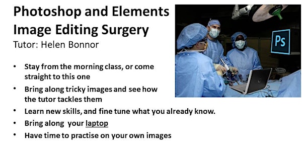 WPS Training: Photoshop and Elements Image Editing Surgery