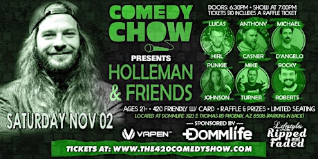 COMEDY CHOW PRESENTS: HOLLEMAN & FRIENDS primary image