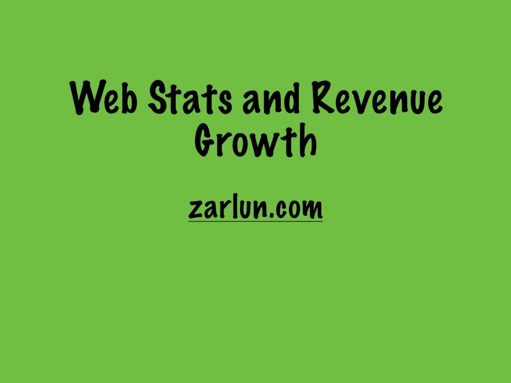 Web Stats and Revenue Growth Houston EB