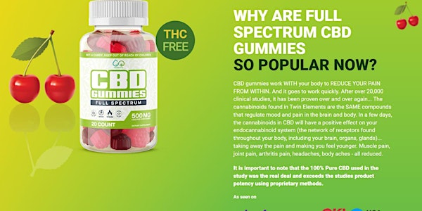 Zenleaf CBD Gummies Full Spectrum Stress & Pain Is Zen Leaf CBD Gummies Work Or Not? Official Price!