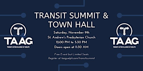 Transit Summit and Town Hall primary image